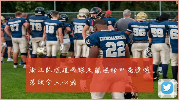 浙江队连追两球未能逆转申花遗憾落败令人心痛